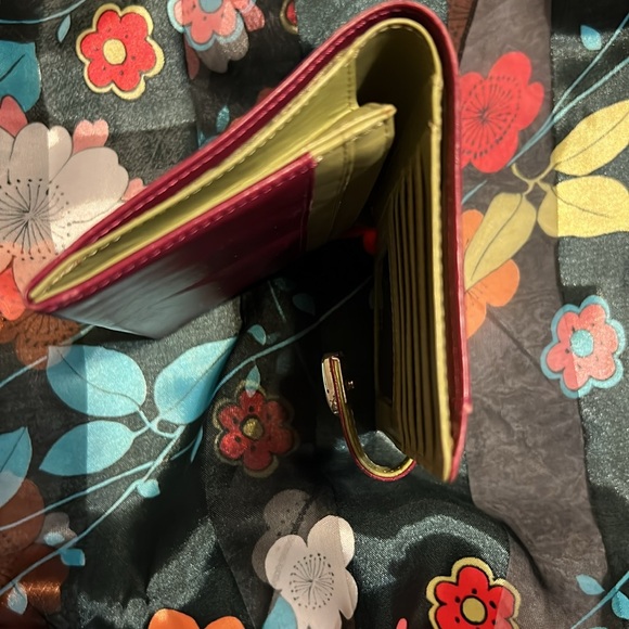 Ralph Lauren Burgundy Claret Wine Leather Card Holder Wallet Billfold - Picture 8 of 11